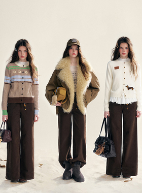 IHDXD小狗毛衣/外套/绣花毛衣/牛仔裤