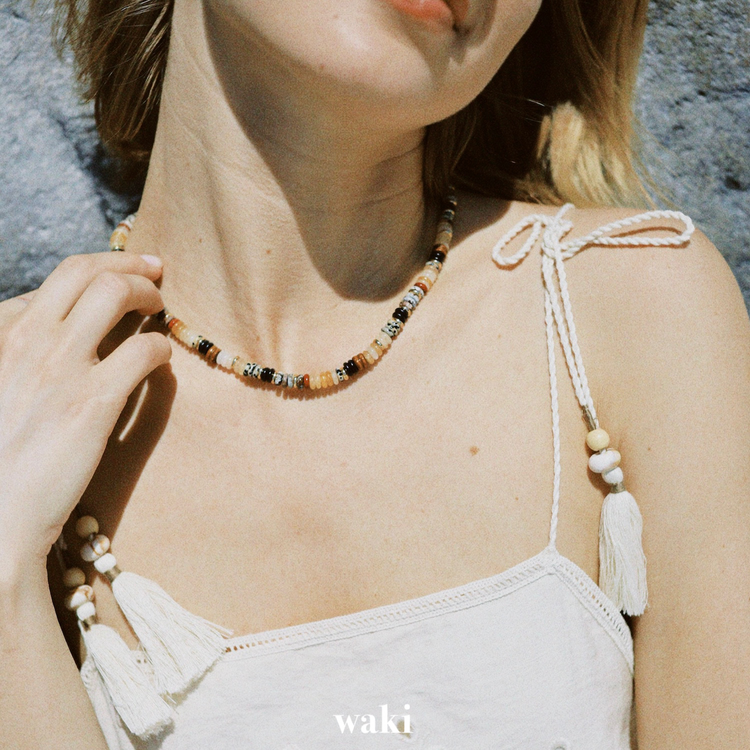 waki 里斯本日落 Lisboa Sunset 度假感手工串珠项链
