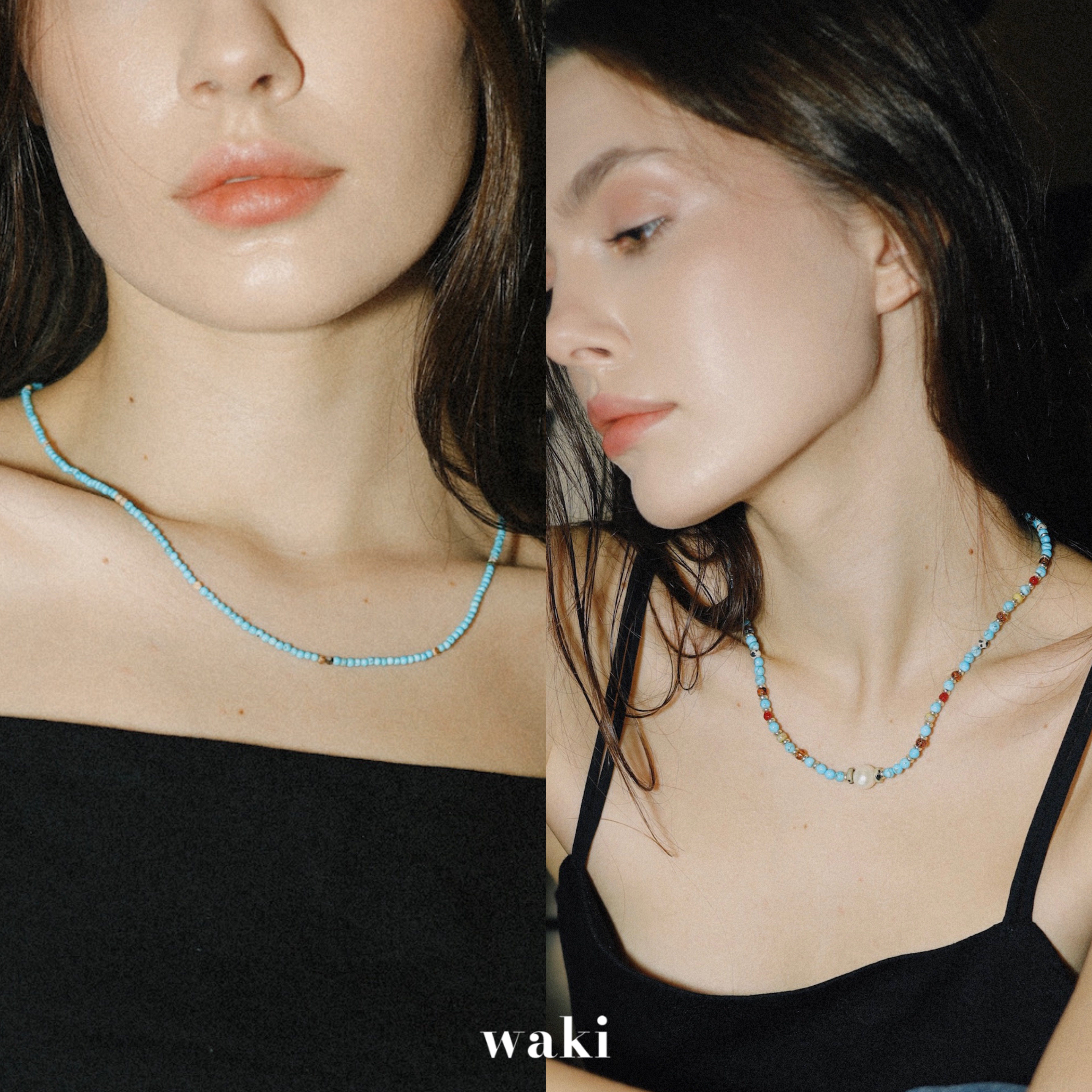 waki 薄荷小镇/心动浪花 项链