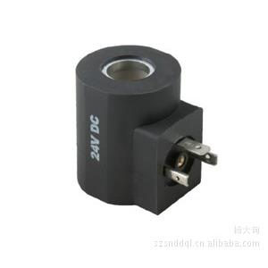 插装阀线圈AC220V液压电磁阀 泄压油阀线圈DC24V内孔14MM高度50MM