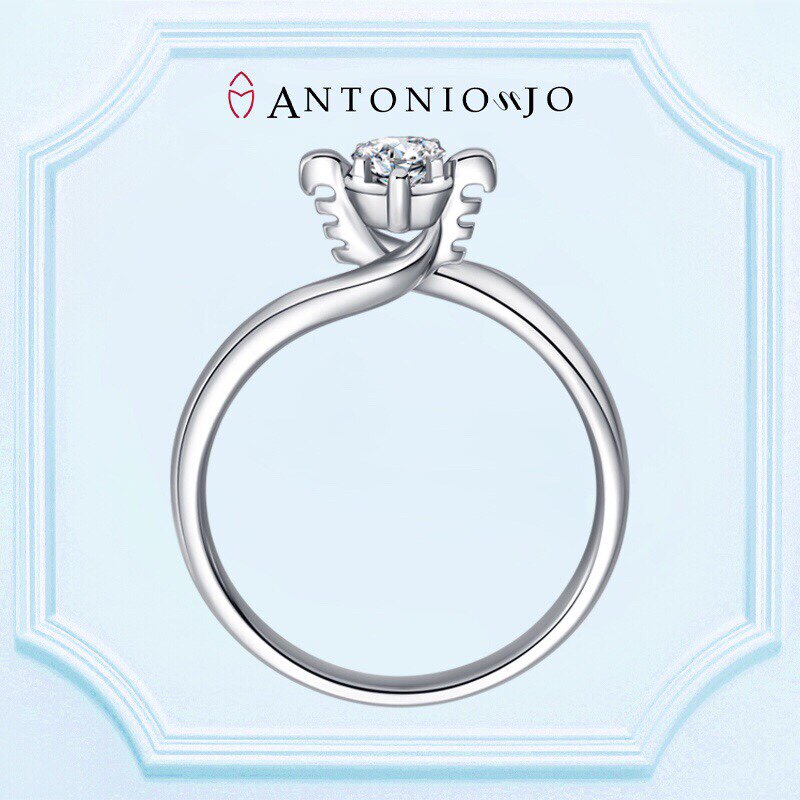 [接单制作]意大利设计师珠宝AntonionJo/18K金15分培育钻石戒指