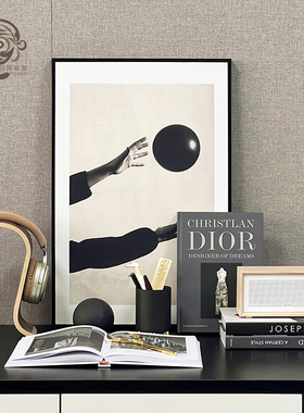 样板房间软装书桌摆件音响组合