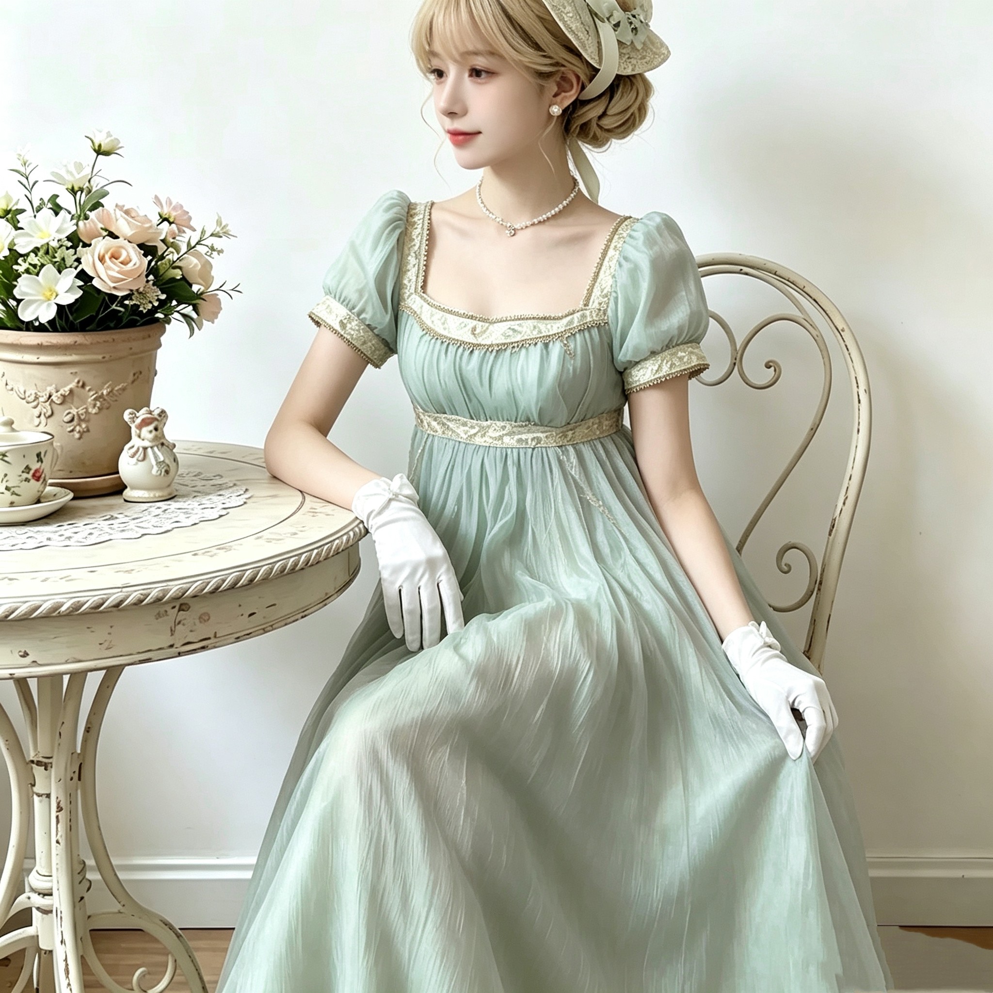 砂与未境之诗Lolita帝政裙礼服裙