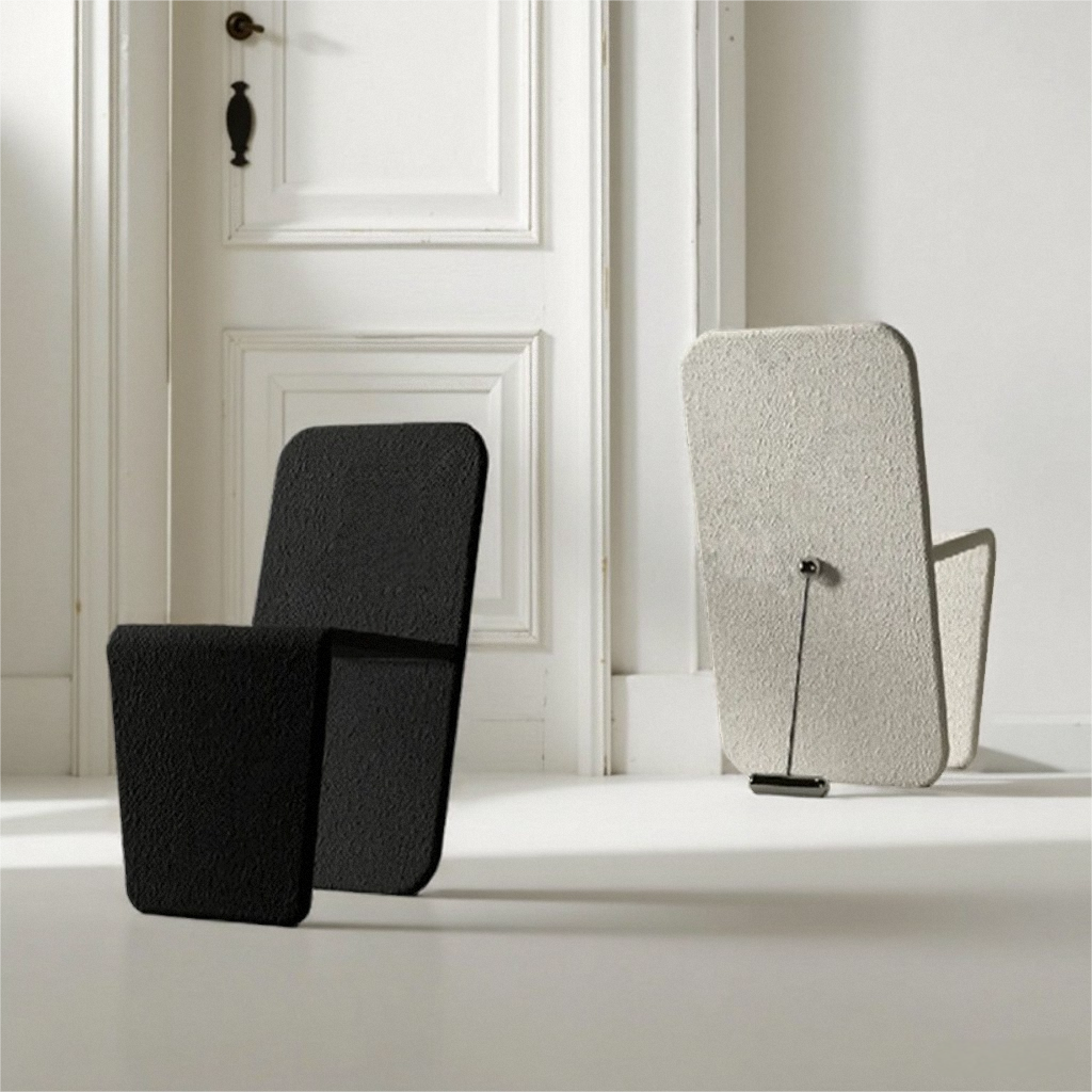 意式轻奢极简设计师餐椅餐厅家用