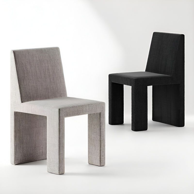 意式极简餐椅家用简约现代靠背椅洽谈椅子会客椅单椅靠背椅设计师