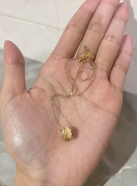 法国coopkoops925银繁星小蛮腰项链女精致古法拉丝轻奢高级感吊