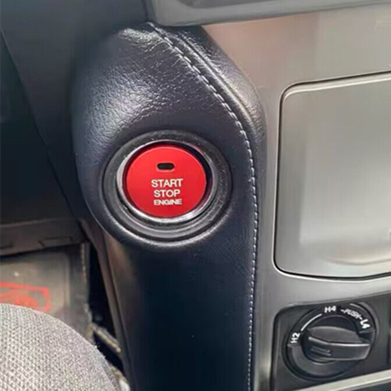 点火装置启动按钮装饰贴铝合金