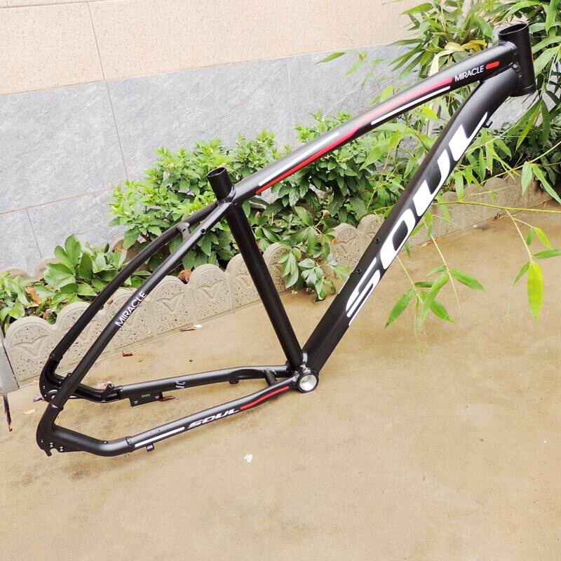 26寸27.5寸 29寸山地自行车铝合金烤漆车架 隐藏式碟刹油刹车架