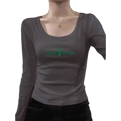 打底衫灰色内搭长袖秋冬