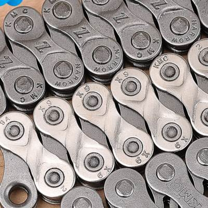 极速KMC桂盟30山地公路9折叠8自行车链条7J单车链子27通用10配件1