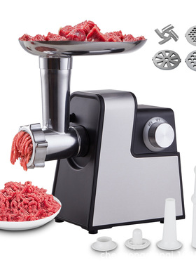 跨境110V220V电动绞肉机 欧美英规灌香肠机 Export Russia 绞肉机