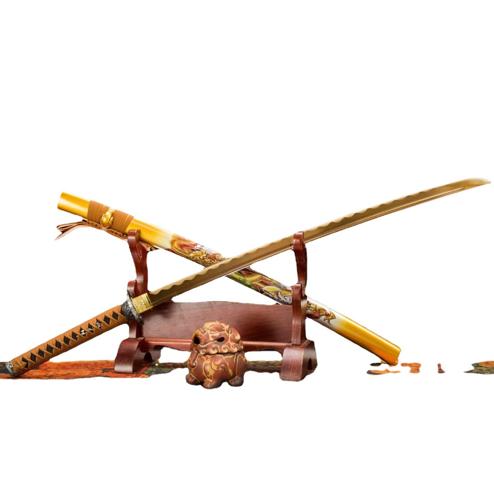 龙泉市刀剑1060高锰钢手工锻打日式指挥刀Katana冷兵器打刀未开刃,金属材料及制品,其他金属制品,淘宝优惠券,粉丝福利购,淘宝优惠卷