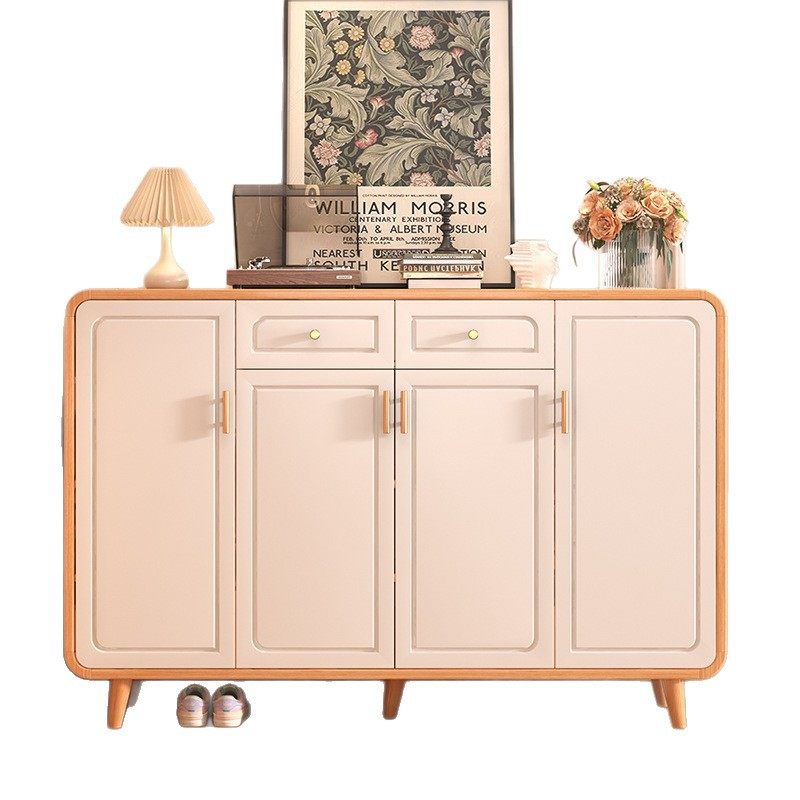 鞋柜入户实木圆角家用门口玄关柜新款2025爆款收纳柜一体靠墙,住宅家具,鞋柜,淘宝优惠券,粉丝福利购,淘宝优惠卷