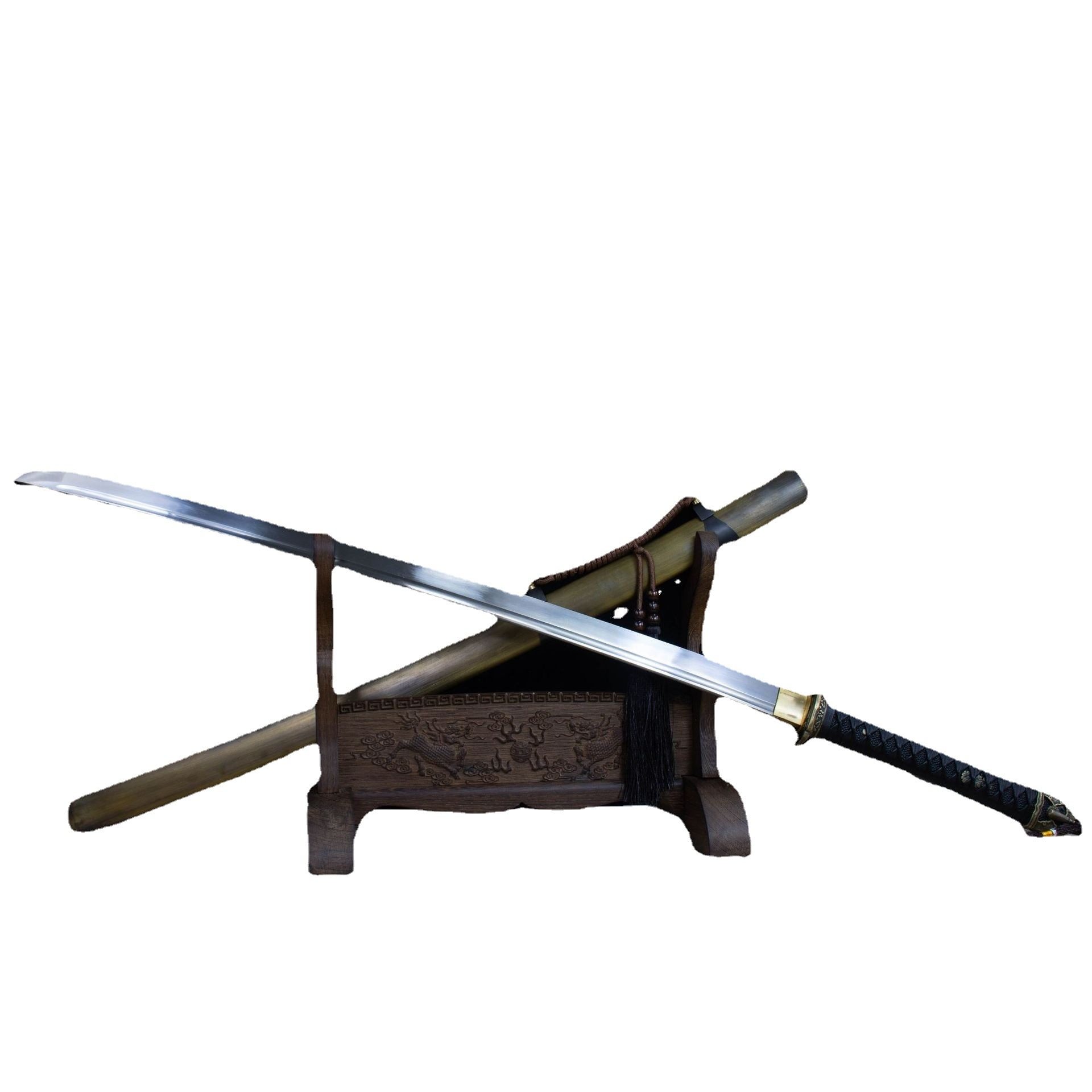 龙泉市刀剑手工锻打1060高锰钢日式指挥刀一体Katana硬宝剑未开刃,金属材料及制品,其他金属制品,淘宝优惠券,粉丝福利购,淘宝优惠卷