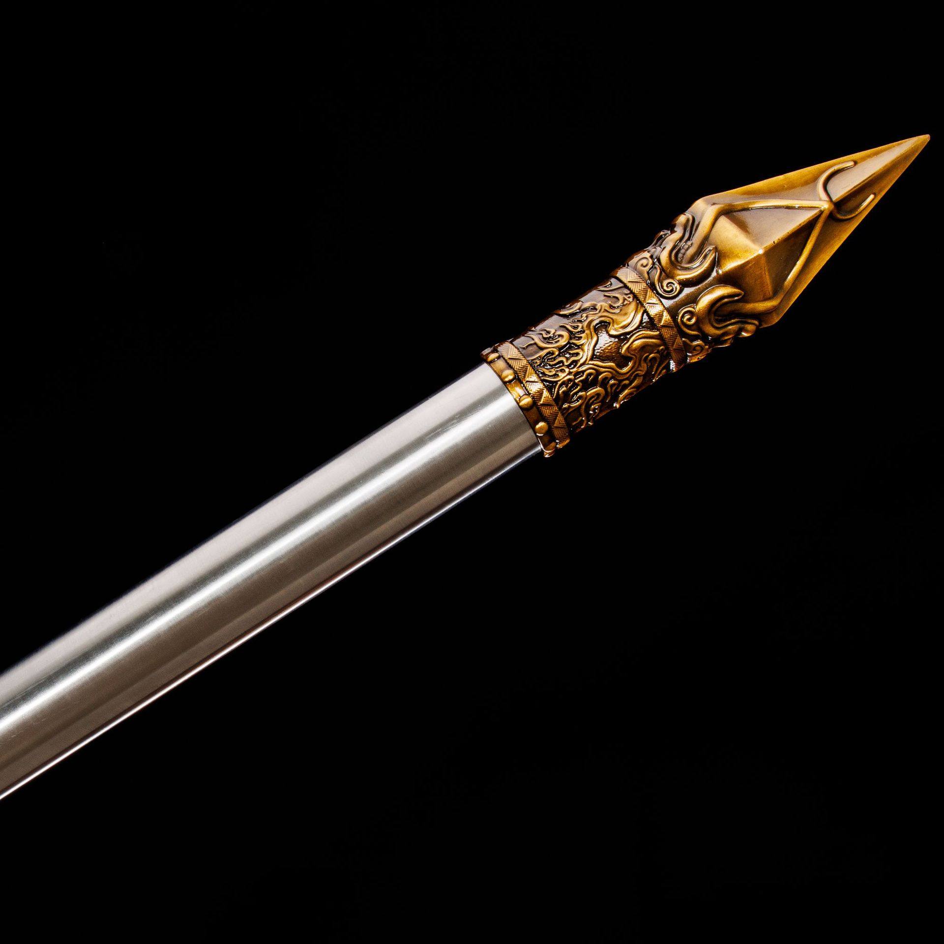 龙泉市刀剑不锈钢影视十八般兵器双月长枪方天画戟宝剑收藏未开刃,金属材料及制品,其他金属制品,淘宝优惠券,粉丝福利购,淘宝优惠卷