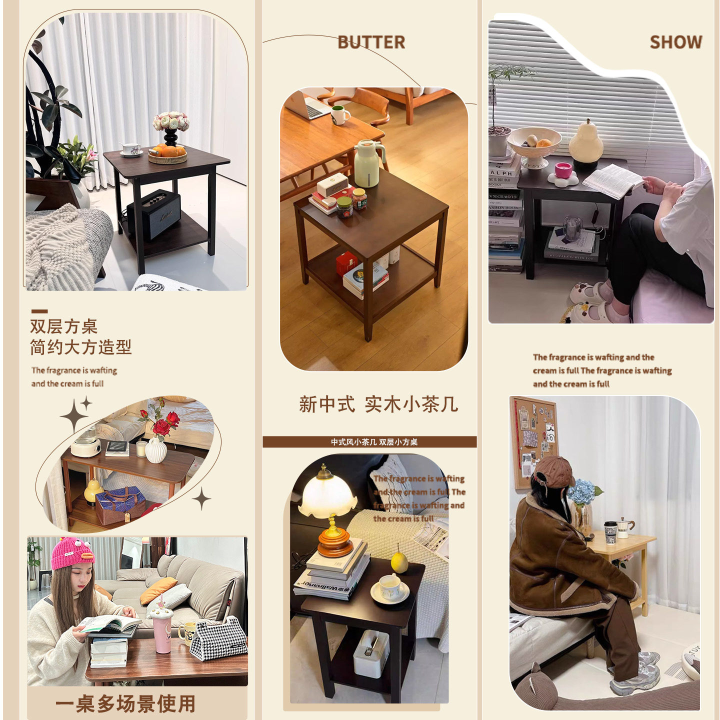 茶几桌子客厅极简沙发边几创意家用卧室床头柜置物架阳台方形边桌,住宅家具,角几/边几,淘宝优惠券,粉丝福利购,淘宝优惠卷