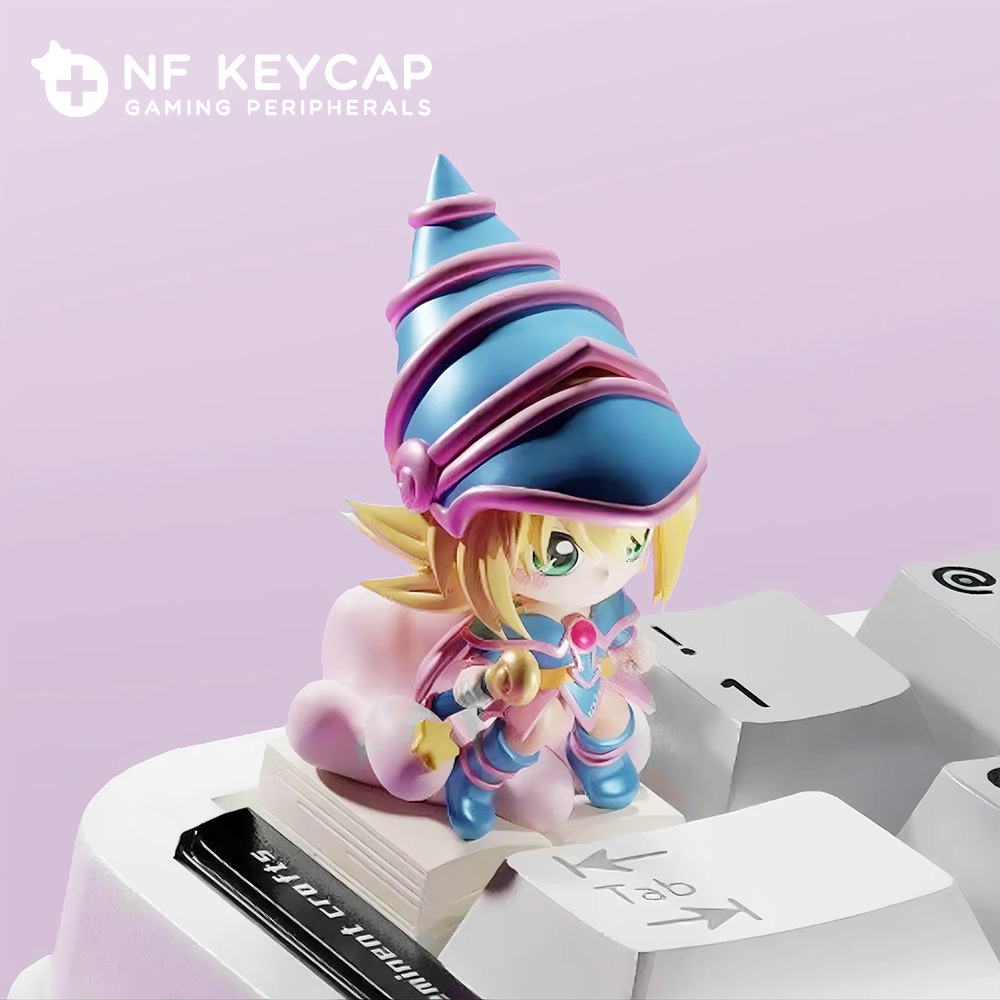 游戏王-怪兽之决斗黑魔导女孩键帽 游戏王个性化同人机械键盘按键