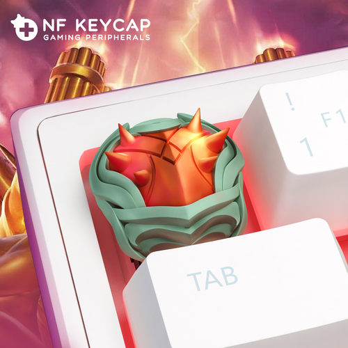 英雄联盟心之钢键帽 LOL周边键帽机械键盘金铲铲个性立体按键帽