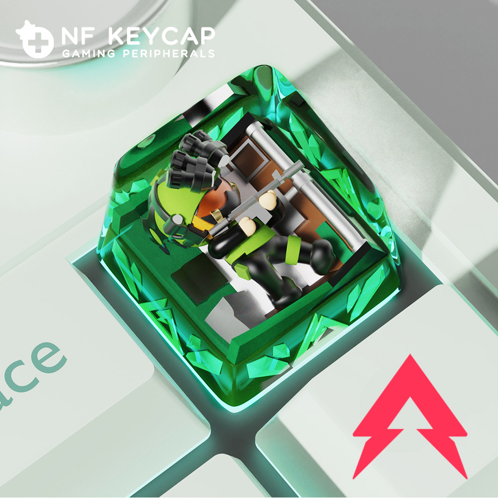 三角洲行动威龙键帽树脂按键帽机械键盘装饰电竞房专用客制化