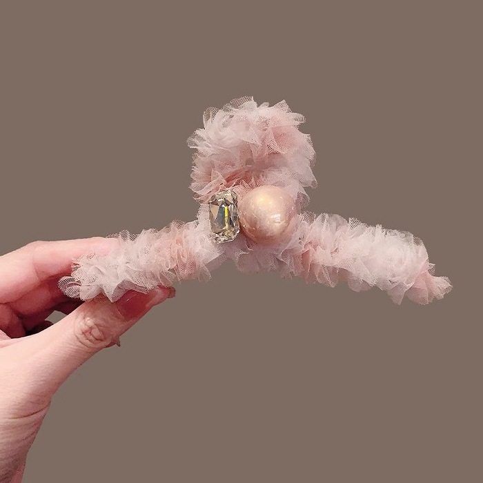 奥特莱斯2025年新款发夹网红春款渲染风百搭潮流后脑勺盘发抓夹