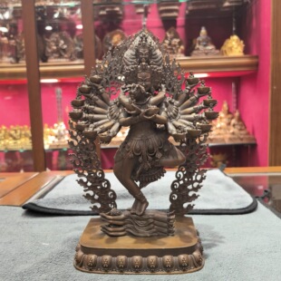 喜金刚/杰巴多杰/多吉/饮血金刚/26cm紫铜佛像梵天佛堂摆件