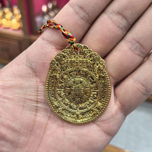 八卦牌/文殊九宫八卦牌/十二生肖九宫牌/纯铜精品藏传佛堂挂饰