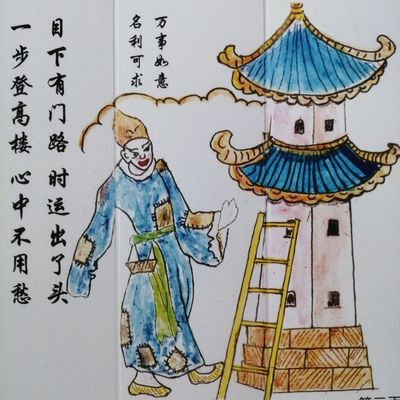 周文王八画六十四抽帖家用八卦画贴文王八卦64卦贴抽帖详解黄历