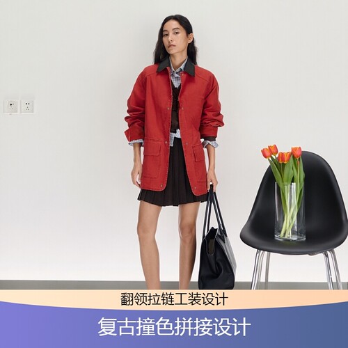 工装夹克外套女宽松休闲百搭上衣