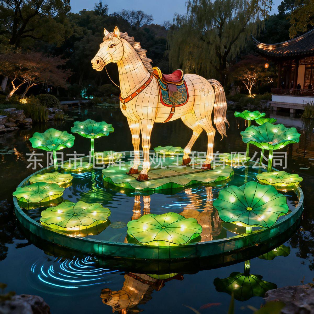大型节日花灯组马年彩灯新年春节元宵节户外景区公园市政亮化,节庆用品/礼品,花灯,淘宝优惠券,粉丝福利购,淘宝优惠卷
