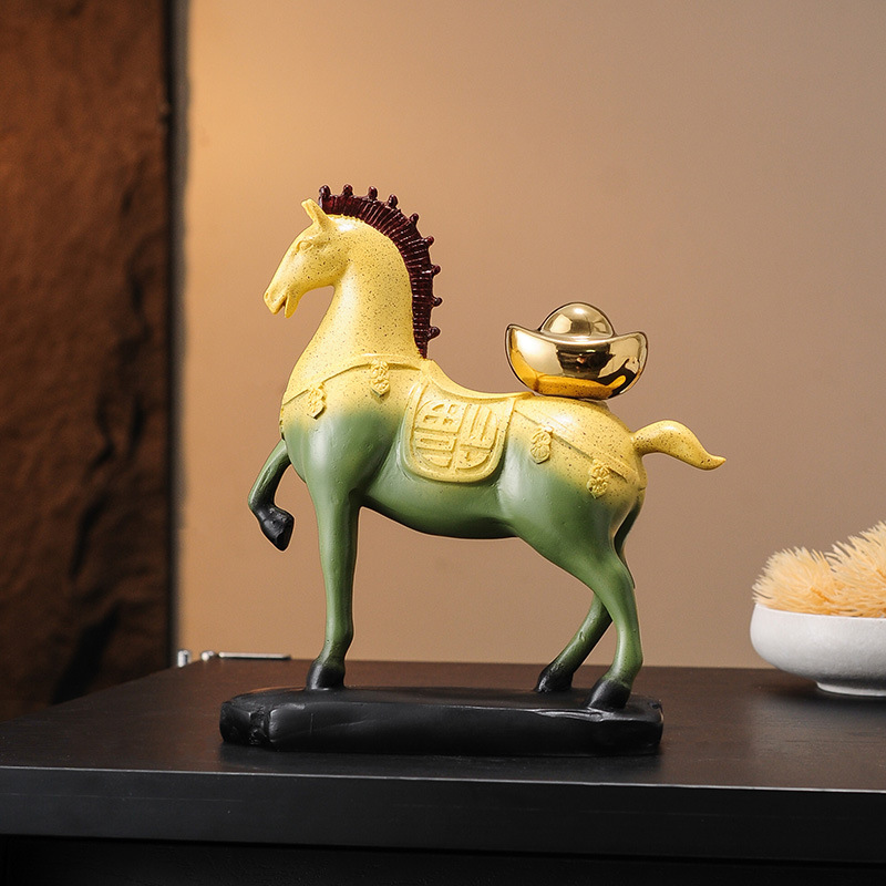 价马到成功工艺品摆件酒柜客厅办公室开业家居乔迁礼物装饰品