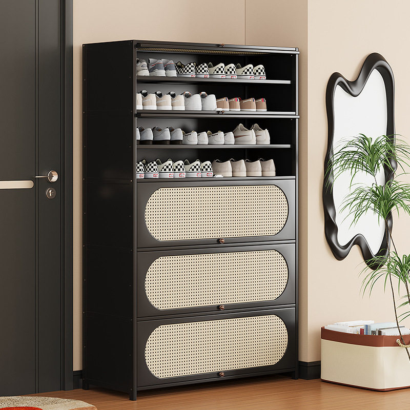 简易鞋架带门多层家用鞋柜入户门口置物架鞋架子不占空间鞋子收纳,收纳整理,鞋子收纳架,淘宝优惠券,粉丝福利购,淘宝优惠卷
