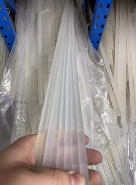 .进口PVDF棒日本大金耐酸碱PCTFE棒半透明聚三氟乙烯板PFA棒料定