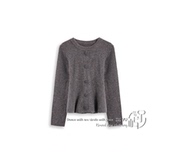 孑屿JIEYU 设计感独特别致针织上衣女冬季 新款