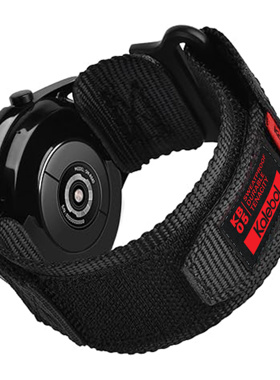 适用小米手表S3尼龙魔术贴华为watch4pro编织潮流表带GT4男款运动