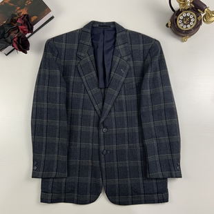 vintage古着日制粗花呢男女西装Harris Tweed呢港风日系西服-54