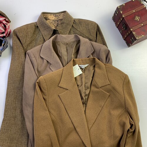 vintage古着日制女西女士西装复古昭和港风街拍复古文艺西服-991