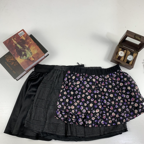 vintage日制古着蛋糕裙古早风少女夏款半身裙青春甜美超短裙-124