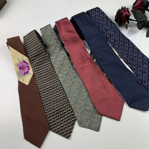 vintage日制中古真丝古着百分之百绢silk复古商务气质百搭领带B