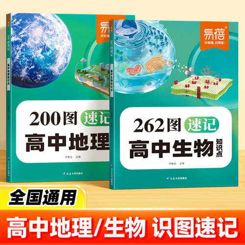 易蓓高中地理生物识图速记知识点