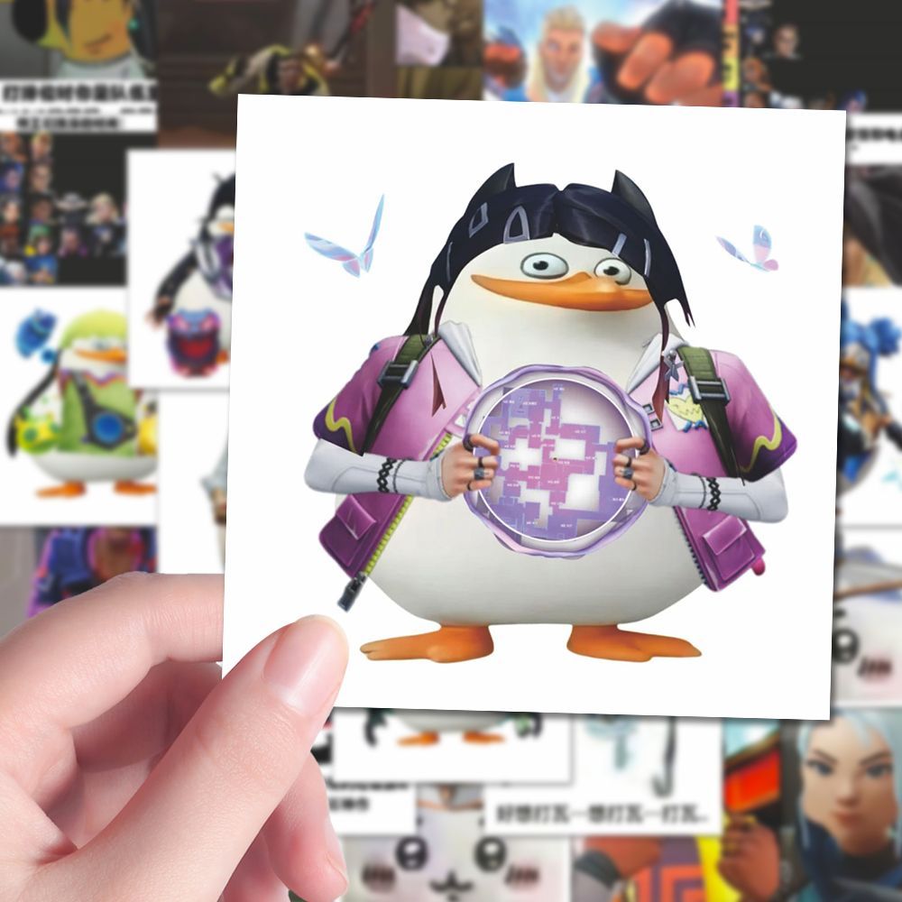 189张捷风表情包贴纸瓦罗兰特无畏契约创意抽象搞笑水杯手机桌面diy贴画