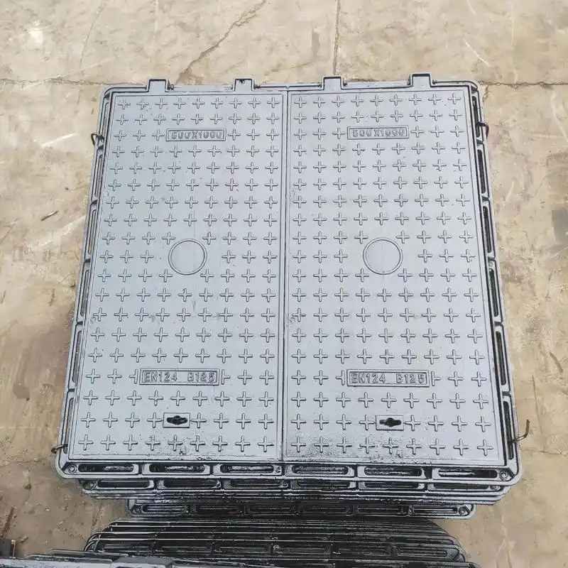 球墨铸铁井盖方形电力井盖铸铁通信井盖雨水污水方井盖弱点沙井盖