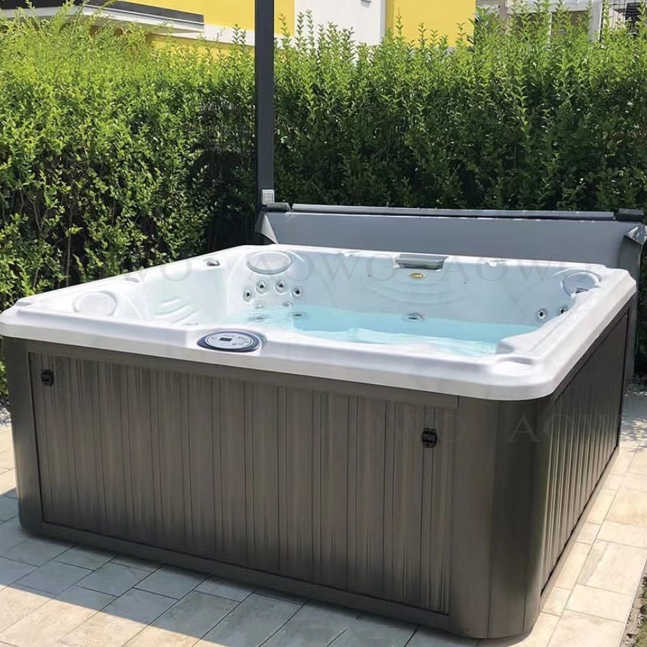 澳沃卫浴亚克力户外浴缸大池按摩泡池别墅水疗SPA独立式jacuzzi
