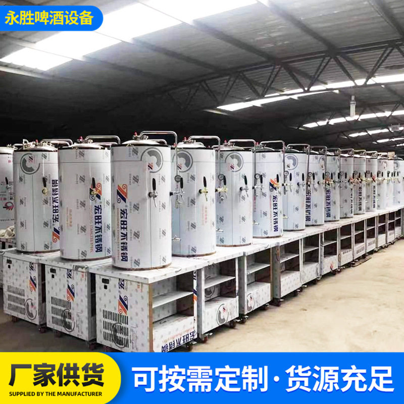 自酿啤酒设备储酒罐 大型酒店用啤酒设备 制冷不锈钢商用啤酒柜