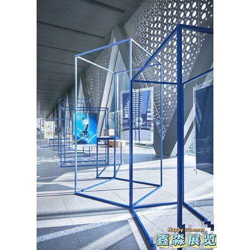 艺术学校毕业展品宣传展架折叠书画作品广告展板平面设计图片挂画