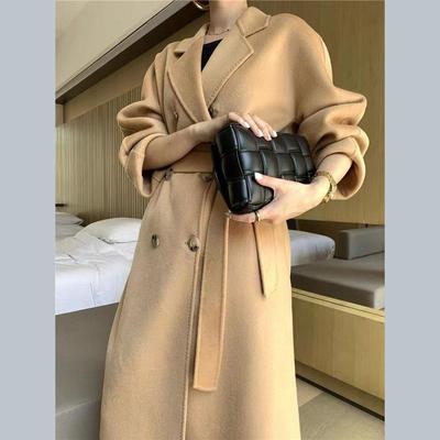 101801同款大衣2024秋冬款双面羊绒羊毛大衣高级感毛呢外套女