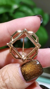 原神璃月神之眼转首饰向12×12公主方可替换s925银吊坠胸针两用金