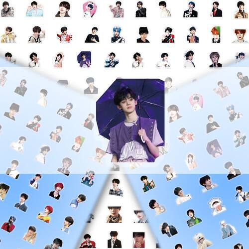 300张TOP登陆少年团透明贴纸