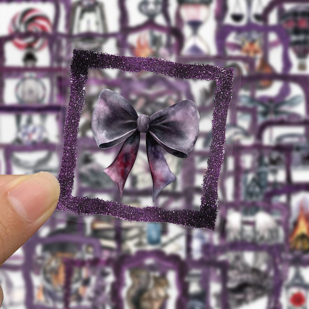 100张半透明暗黑画框贴纸