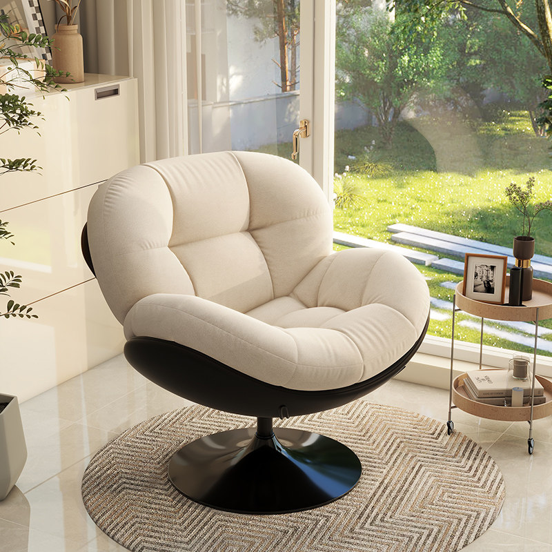 单人沙发椅覆古阳台客厅设计师休闲 旋转椅蛋壳椅家用懒人沙发躺