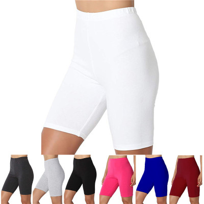 Tights Summer Solid Sexy Cycling Shorts紧身裤夏纯色性感短裤